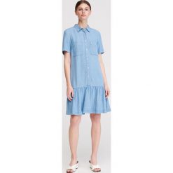Denimowa sukienka z Tencelu™ - Niebieski. Sukienki damskie marki Reserved. Za 139.99 zł.