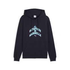 Męska bluza z kapturem Olympique de Marseille FtblCulture PUMA. Białe bluzy męskie Puma, m, bez wzorów, z kapturem, do biegania. Za 279.00 zł.