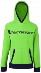 Męska bluza z kapturem Tecnifibre Fleece Hoodie. Zielone bluzy męskie TECNIFIBRE, m, bez wzorów, z bawełny, z kapturem. Za 99.99 zł.