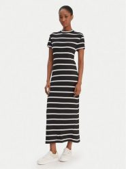 Tommy Hilfiger Sukienka codzienna WW0WW47860 Czarny Slim Fit. Czarne sukienki damskie Tommy Hilfiger, na co dzień, s, bez wzorów, z wiskozy, bez kołnierzyka, bez ramiączek, proste. Za 529.99 zł.