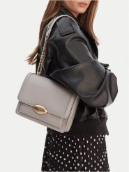 GINO ROSSI Torebka EO-KY129 Szary. Szare torebki do ręki damskie Gino Rossi, bez wzorów, z materiału, wizytowe, bez dodatków. Za 299.99 zł.