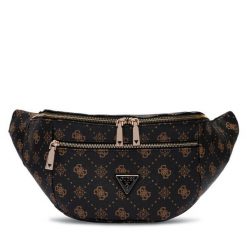 Torebka Guess. Brązowe torebki do ręki damskie Guess, z aplikacjami, bez dodatków. Za 589.99 zł.