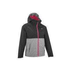 Kurtka Hike 500 dla dzieci. Szare kurtki i płaszcze dla dziewczynek QUECHUA. W wyprzedaży za 24.99 zł.