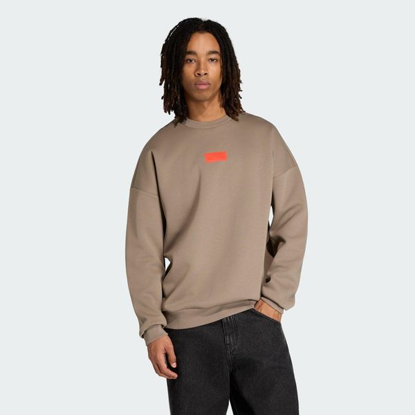 BLUZA AUDI REVOLUT F1 TEAM ELEVATED CREW SWEAT. Brązowe bluzy męskie Adidas, xl, bez wzorów, z bawełny, bez kaptura. Za 399.00 zł.
