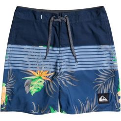 Spodenki kąpielowe dla dzieci Quiksilver Everyday Division. Niebieskie kąpielówki dla chłopców Quiksilver, bez wzorów, z materiału. Za 87.49 zł.