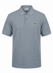 Koszulka polo męska Lacoste Polo. Niebieskie koszulki polo męskie Lacoste, m, bez wzorów, z bawełny, eleganckie, bez ramiączek. Za 287.00 zł.