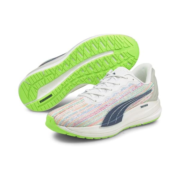 Buty do biegania Puma Nitro SP 43 dla mężczyzn - Lekki Komfort. Białe buty sportowe męskie Puma, bez zapięcia, do biegania. Za 445.99 zł.