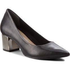 Półbuty TAMARIS - 1-22411-31 Black Leather 003. Czarne półbuty damskie Tamaris, z materiału. Za 249.90 zł.