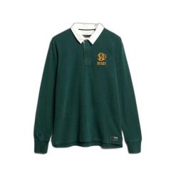 Polo Superdry Vintage Athletic. Zielone koszulki polo męskie Superdry., m, bez wzorów, eleganckie, bez ramiączek. Za 284.00 zł.