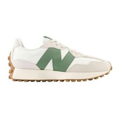 Buty Dorosły New Balance 327 biały. Białe obuwie sportowe damskie New Balance, bez wzorów, z materiału, do biegania. Za 635.15 zł.