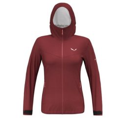 Kurtka przeciwdeszczowa damska Salewa Puez Aqua 4 PTX 2.5L Jacket. Czerwone kurtki damskie Salewa, l, bez wzorów, z materiału, bez kaptura. Za 578.95 zł.