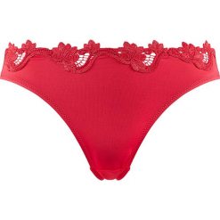 Stringi w kolorze czerwonym. Stringi damskie marki Guy de France. W wyprzedaży za 34.95 zł.