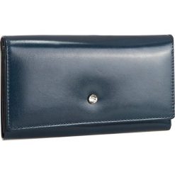 Duży Portfel Damski STEFANIA - SV 008D/K Szafir. Niebieskie portfele damskie Stefania, ze skóry. Za 149.00 zł.