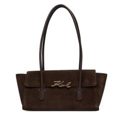 Torebka KARL LAGERFELD. Brązowe torebki do ręki damskie KARL LAGERFELD, bez wzorów, klasyczne, bez dodatków. Za 1,299.00 zł.