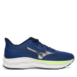 Buty do biegania Mizuno. Niebieskie buty sportowe męskie Mizuno, bez zapięcia, do biegania, mizuno wave. Za 559.99 zł.