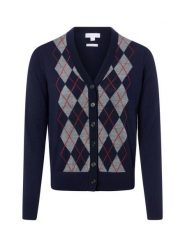 Brookshire sweter z wełny merynosowej Kobiety Wełna merino niebieski, L. Niebieskie swetry damskie brookshire, l, bez wzorów, z wełny, biznesowe, bez kołnierzyka, bez ramiączek, bez kaptura. Za 299.95 zł.