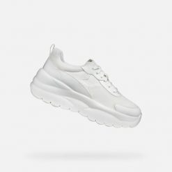 Buty GEOX D XTORS Biały. Białe trekkingi damskie Geox, trekkingowe. Za 338.99 zł.