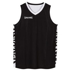 Jersey Spalding Essential Reversible. Białe koszulki sportowe męskie Spalding, m, bez wzorów, z jersey, bez kołnierzyka, bez ramiączek, na fitness i siłownię. W wyprzedaży za 104.20 zł.