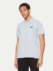 Calvin Klein Polo K10K114141 Niebieski Regular Fit. Niebieskie koszulki polo męskie Calvin Klein, m, bez wzorów, z bawełny, bez ramiączek. Za 199.99 zł.