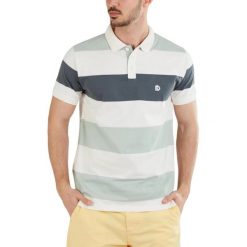 T-shirt męski Fundango Incognito Stripe z kołnierzykiem. Szare t-shirty męskie Fundango, m, bez wzorów, z bawełny, bez kołnierzyka. Za 171.00 zł.