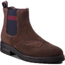 Sztyblety JOOP! - Kleitos 4140004165 Dark Brown 702. Brązowe botki męskie JOOP!, z materiału. Za 739.00 zł.