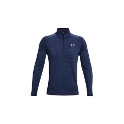 Bluza męska z zamkiem 1/2 Under Armour Tech 1/2 Zip Long Sleeve. Niebieskie bluzy męskie Under Armour, m, bez wzorów, bez kaptura, na golfa. Za 173.99 zł.