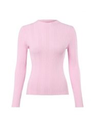 Marie Lund sweter z koronkowej dzianiny Kobiety różowy, XL. Czerwone swetry damskie Marie Lund, uniwersalny, bez wzorów, z dzianiny, bez kołnierzyka, bez ramiączek, bez kaptura. Za 199.95 zł.