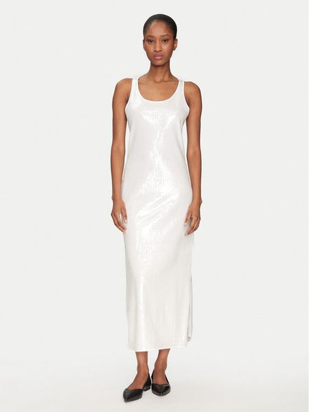 Marella Sukienka koktajlowa Beati 2513621054 Biały Regular Fit. Białe sukienki damskie Marella, xxl, bez wzorów, z syntetyku, wizytowe, bez kołnierzyka, bez ramiączek. Za 759.99 zł.