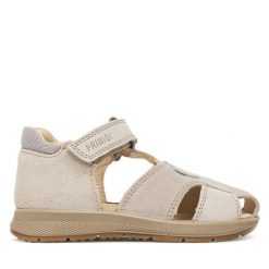 Sandały Primigi. Brązowe sandały chłopięce Primigi, bez zapięcia. Za 279.99 zł.