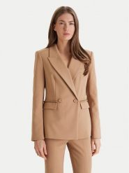 Marciano Guess Marynarka 6RGN06 9373Z Beżowy Regular Fit. Brązowe żakiety damskie Marciano Guess, z aplikacjami, z syntetyku. Za 1,239.00 zł.