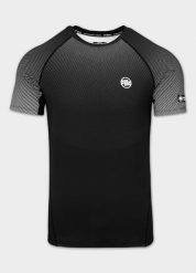 Męski krótki rashguard PITBULL techniczna sportowa koszulka RANKED. Niebieskie koszulki sportowe męskie PITBULL, l, bez wzorów, z elastanu, bez kołnierzyka, bez ramiączek, na fitness i siłownię. Za 179.00 zł.