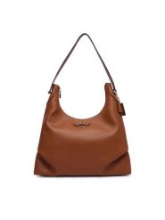 Guess Torebka Suzy HWBG23 22020 Brązowy. Brązowe torebki do ręki damskie Guess, z aplikacjami, ze skóry, bez dodatków. Za 634.99 zł.