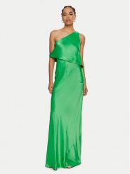 STAUD Sukienka wieczorowa Naomi R24P2193SA Zielony Regular Fit. Zielone sukienki damskie STAUD, bez wzorów, z syntetyku, wizytowe, bez kołnierzyka, bez ramiączek. W wyprzedaży za 1,359.00 zł.