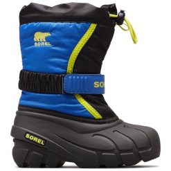 Sorel Chłopięce Śniegowce Flurry, 26, Czarne/Niebieskie. Buty zimowe chłopięce marki Sorel. Za 269.00 zł.