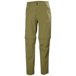Spodnie rozpinane Helly Hansen Brono. Zielone spodnie sportowe męskie Helly Hansen, na lato, bez wzorów, trekkingowe. Za 568.50 zł.