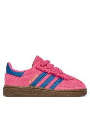 Adidas Sneakersy Handball Spezial Cf El I JP9573 Różowy. Czerwone buty sportowe dziewczęce Adidas, bez wzorów, ze skóry, bez zapięcia, do piłki ręcznej. Za 259.99 zł.