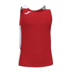 Tank top Joma Record II. Czarne t-shirty męskie Joma, bez wzorów, bez kołnierzyka. Za 141.50 zł.
