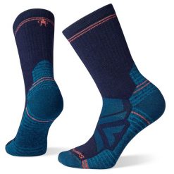 Skarpety Trekkingowe Damskie Smartwool Hike Full Cushion Crew Socks. Niebieskie skarpety damskie Smartwool, bez wzorów, z wełny. Za 120.90 zł.