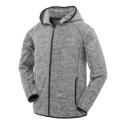 Męska Bluza Fitness Z Mikropolaru Z Zamkiem Błyskawicznym. Czarne bluzy męskie SPIRO, na zimę, l, bez wzorów, bez kaptura. Za 115.99 zł.