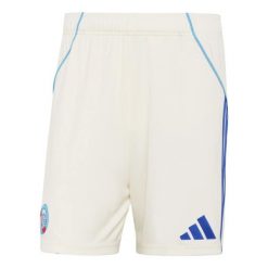 Krótka zewnętrzna koszulka RC Strasbourg 2025/26. Brązowe koszulki sportowe męskie Adidas, m, bez wzorów, z materiału, bez kołnierzyka, bez ramiączek, na fitness i siłownię. Za 235.00 zł.