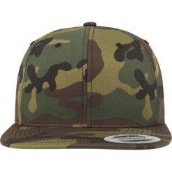 Classic Camo Snapback Cap. Zielone czapki i kapelusze damskie FLEXFIT, bez wzorów. Za 84.99 zł.