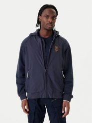 Aeronautica Militare Kurtka przejściowa 261AF0519UCT04291 Granatowy Regular Fit. Niebieskie bluzy męskie Aeronautica Militare, m, bez wzorów, z syntetyku, bez kaptura. Za 799.99 zł.