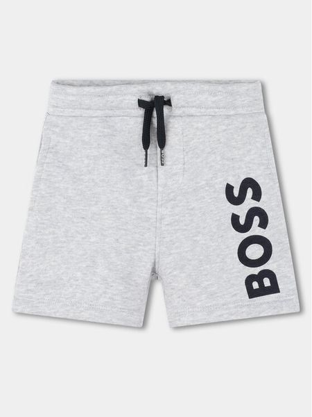 Boss Szorty sportowe J50580 M Szary Regular Fit. Szare szorty dla chłopców Boss, bez wzorów, sportowe. Za 289.99 zł.
