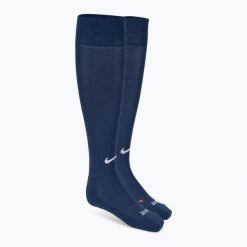 Getry piłkarskie Nike Classic II Cush Otc -Team. Niebieskie legginsy sportowe męskie Nike, m, bez wzorów, do piłki nożnej. Za 43.99 zł.