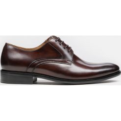 Brązowe półbuty wizytowe. Eleganckie półbuty marki Kazar. Za 449.00 zł.