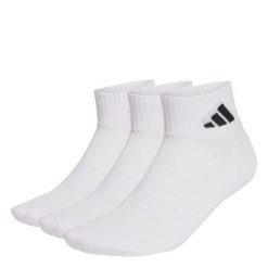 Skarpety Cushioned Sportswear Ankle Socks, 3 Pary. Białe skarpety damskie Adidas, bez wzorów. Za 54.95 zł.