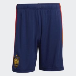 Spodenki piłkarskie replika ADIDAS Hiszpania 26 domowe. Szorty sportowe damskie Adidas, xl, bez wzorów, klasyczne, do piłki nożnej, climacool (adidas). Za 199.99 zł.