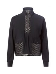 Marc Cain Bluza Kobiety czarny, 36. Czarne bluzy damskie Marc Cain, bez wzorów, z syntetyku, bez kaptura. Za 949.95 zł.