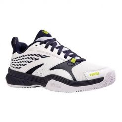 Buty do tenisa męskie K-Swiss Speedex Hb Clay. Białe buty sportowe męskie K-SWISS, z materiału, bez zapięcia, tenisowe. Za 521.00 zł.