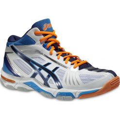 Asics Gel Volley Elite 2 MT B300N-0150. Białe buty sportowe męskie marki Asics, z materiału. W wyprzedaży za 449.99 zł.